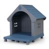 PLASTIC PET CAGE(grey+blue)