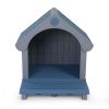 PLASTIC PET CAGE(grey+blue)