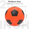 Herding Ball for Dogs Horse Balls for Outdoor Play, Giant Pet Toys Balls for Australian Shepherd, Dogs or Horses, Orange Black