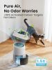 Pet Air Purifier up to 1500 Ft², Enhanced Activated Carbon & 360° Grille Air Intake for Hair Odor Dander Allergies, 5-Stage H13 True HEPA, Pet Pre-Fil