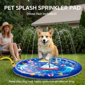 Only Self Pickup---Summer Celebration Fountain Pet Fountain Pad (Option: BLUE)