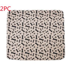 Three-layer Waterproof Pet Absorbent Pad (Option: Coffee 2PC-L)