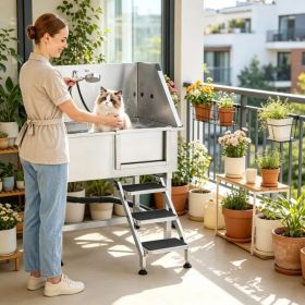 Stainless Steel Dog Washing Station (Option: default title)