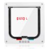 Door Flap pet hole dog door two-way free access doorway installation glass wooden door