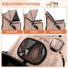 3 Wheel Pet Stroller for Small Dogs Cats up to 33 LBS