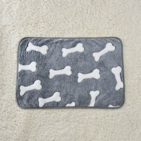 For Common Dogs Blanket Non-slip Seat Cushion (Option: Bone-60x80cm)